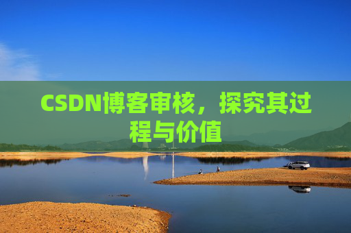 CSDN博客审核，探究其过程与价值